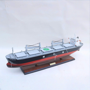HTK GALAXY - Maqueta de Barco Comercial Panamá de Madera Hecha a Mano, Temática Náutica, para Decoración del Hogar - Product Image 1