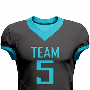 Jersey de Fútbol Americano Personalizado de Alta Gama, 100% Poliéster, Transpirable, Antibacterial, que Absorbe la Humedad - Product Image 4