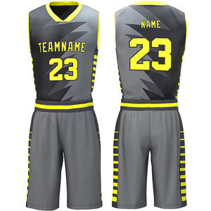 Ensemble d'uniformes de basketball pour hommes respirants et tendance, personnalisables avec logo imprimé par sublimation - Product Image 4