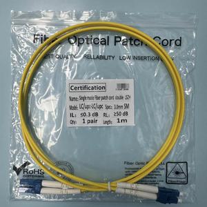 Cable de conexión de fibra óptica dúplex SC a LC SM original de fábrica con chaqueta LSZH y longitudes personalizables para comunicación 5G - Product Image 5