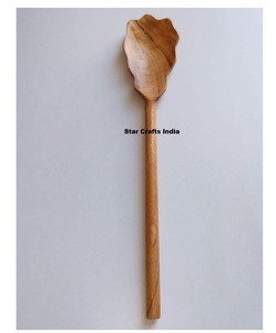 Premium High Quality Wooden Salad Server Set Knives Eco-Friendly American Style Customizable for Serving Food Wholesale India - Product Image 3