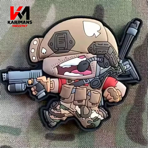 Parche de Goma PVC Personalizado al por Mayor, Insignia con Logotipo de Alta Calidad para Uniformes, Gorras, Chaquetas, Bolsas y Ropa de Trabajo - Product Image 3