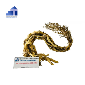 Support de bougie en bois flotté naturel fait main, vase, étagère murale, décoration en bois flotté pour la maison, vente en gros, usine du Vietnam - Product Image 4