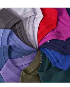 T-shirt décontracté pour homme 100% coton, tissu tricoté de haute qualité 200g, col ras du cou, manches courtes, coupe ample, broderie 3D, impression 3D - Product Image 3