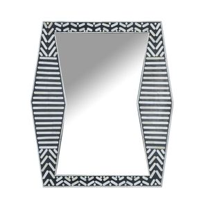 Espejo Decorativo de Pared de Lujo con Incrustaciones de Hueso Natural Hecho a Mano, Espejo Elegante para Interiores del Hogar, Marco de Espejo con Incrustaciones de Hueso - Product Image 5