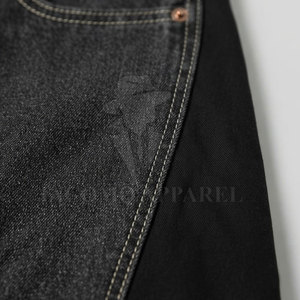 Summer Casual Cotton Men <b>Jeans</b> Jorts With <b>Button</b> Closure With Pocket Design For Street Holiday Daily And Weekend Wear - Product Image 6