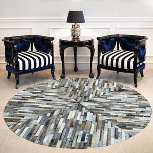 Tapis en cuir de vachette, peau naturelle de qualité supérieure, texture douce, motif unique pour une décoration élégante de la maison et du bureau - Product Image 2