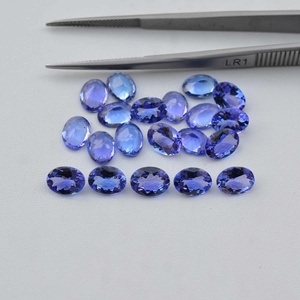 พลอย tanzanite เหลี่ยมเพชรพลอยสีฟ้าธรรมชาติ3x4mm-8x10mm ได้รับการรับรองว่าเป็นอัญมณีหลวมแทนซาไนต์ตัดแบบกำหนดเองสำหรับการทำเครื่องประดับแฟชั่น - Product Image 1