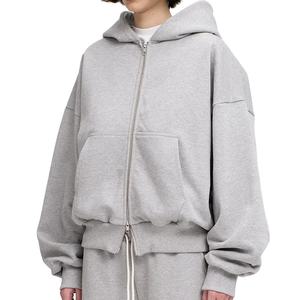 Customizable men's cotton pullover hoodie, 280gsm fabric, anti-pilling, breathable for gym or streetwear versatility. - Product Image 5