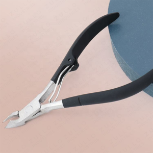 Ensemble de coupe-ongles en acier inoxydable en gros avec mini-pinces à poignée confortable noire pour podologie, chiropodie et soins de manucure - Product Image 6