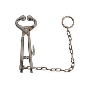 Soporte para Nariz de Toro de Acero Inoxidable, Duradero, Reutilizable y Ajustable, para Uso Veterinario - Product Image 4