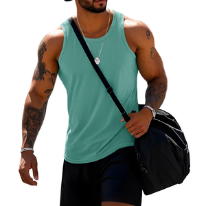 Débardeur homme tendance, durable et léger, style unisexe, tissu extensible respirant, idéal pour les hommes. - Product Image 4