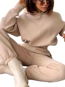 Survêtements pull-over épais pour femmes, sweat-shirt en polaire d'hiver pour femmes / Survêtements pull-over décontractés de haute qualité pour femmes - Product Image 2