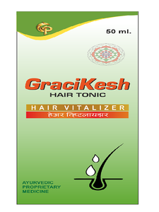 Aceite Capilar Ayurvédico Natural GraciKesh 50ml, Fórmula Botánica Premium para el Cuidado Diario del Cabello - Product Image 1
