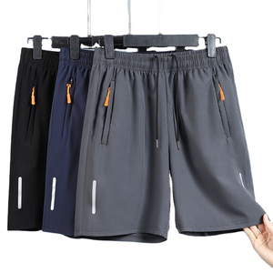 Top Class Summer Solid Casual <b>Men's</b> High Quality Business Social Drawstring Waist Quick Dry Waterproof Breathable Worsted - Product Image 3