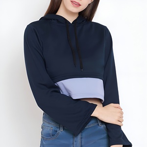 Venta Directa de Fábrica, Sudadera Corta para Mujer, Hecha de Algodón, de Secado Rápido y Tela Cómoda, Sudaderas Cortas para Mujer - Product Image 1
