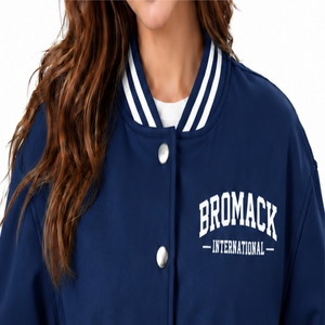 <b>Women</b> <b>Varsity</b> <b>Jacket</b> Ladies Outerwear <b>Jacket</b> Letterman <b>Jacket</b> Ladies Baseball <b>Jacket</b> <b>Women</b> College <b>Jacket</b> Contrast Sleeve <b>Jacket</b> - Product Image 6