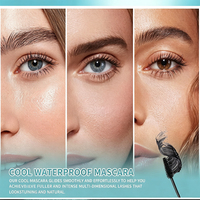 Mascara Waterproof Sky à Marque Blanche, Brosse de Précision 360°, Allongeant, Courbant et Volumisant, Cosmétique pour les Yeux avec Logo Personnalisé