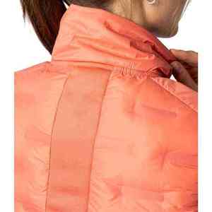 Chaleco Acolchado Ligero sin Mangas para Mujer en Poliéster y Algodón Color Coral para Equitación - Product Image 4