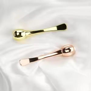 ช้อนชิลลาจิตเคลือบทอง สแตนเลสสตีล ช้อนตักเรซินอายุรเวท - Product Image 3