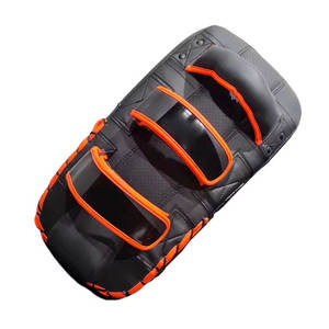 Pads de frappe en cuir PU robuste pour Muay Thai et Kickboxing, durables pour l'entraînement de boxe et d'arts martiaux - Product Image 6