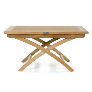 <b>Foldable</b> Wooden Square <b>Dining</b> <b>Table</b> Minimalist Design Modern Outdoor Patio Furniture for Home Use - Product Image 2