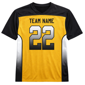 Maillot de football américain personnalisé en sublimation intégrale, 100 % polyester, anti-humidité, uniforme d'équipe, vente en gros - Product Image 3