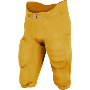 Pantalones de Fútbol Americano Acolchados para Hombre, Ajustados, de Spandex y Poliéster, con Cierre de Cinturón, Color Azul Marino Sólido, Ropa Deportiva de Fútbol Americano para Adultos, para Todas las Temporadas - Product Image 1