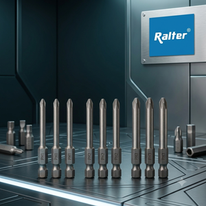 Ralter Phillips Industrial Grade Steel S2 Screwdriver Bit PH 75mm Torsion Bit OEM Magnetic Tip 1/4 Inch Hex Shank <b>Sandblasted</b> - Product Image 3