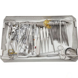 Juego de instrumentos ortopédicos para huesos pequeños de 61 piezas con bandeja de esterilización de 15-3/4 pulgadas - Product Image 1
