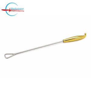 Dissecteur mammaire transauxillaire fenêtré en acier inoxydable allemand Reynolds 40 cm |   Dissecteur de tissus mammaires pour la chirurgie esthétique - Product Image 1