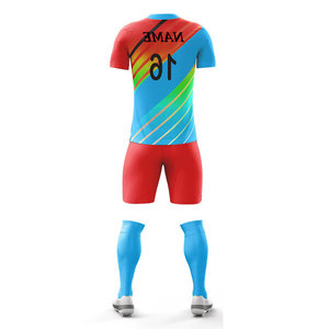 Design Your Own <b>Soccer</b> Wear Uniform Kits Men's Fully Sublimated Multi Color Practice Wear Rugby Uniform Kits For Summer Wear - Product Image 3