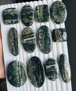 Cabujones de Jaspe Oceánico 100% Natural de Grado AAA, Colección de Gemas Sueltas en Formas y Tamaños Variados para la Creación de Joyas - Product Image 4