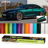 Film de protection de carrosserie TPU auto-réparateur vert PPF anti-rayures avec revêtement super hydrophobe, garantie 10 ans