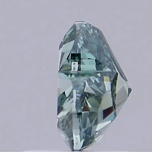 Diamant de laboratoire taille cœur vert, couleur vert foncé fantaisie, pierre lâche pour bague de fiançailles ou bijoux fins - Product Image 4