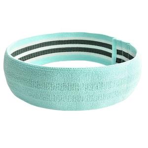 Bande de résistance bleu menthe avec rayures noires et blanches, résistance moyenne, équipement d'exercice durable pour tous les âges - Product Image 2