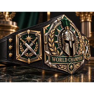 Cinturón de Campeonato Spartan Personalizado, Placas Metálicas para Lucha Libre, Boxeo, MMA, Correa de Cuero PU, Logotipo Personalizado, Fabricante OEM - Product Image 5