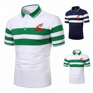 Nueva camiseta de verano de alta calidad para hombre, con estampado de lujo, logotipo bordado en algodón, talla grande, servicio OEM. - Product Image 5