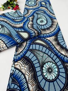 Tela africana con estampado de cera inspirada en Kenia y tela Ankara con elegantes diseños para vestidos, atuendos y proyectos de manualidades - Product Image 2