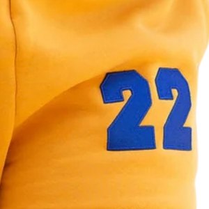 Sigma Gamma Rho ชุดเดรสสั้นสำหรับผู้หญิงเสื้อยืดชุดสองชิ้นสีเหลืองสีน้ำเงินกางเกงขาสั้นสไตล์ลำลองสำหรับชมรมกรีก - Product Image 5