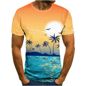 <b>Men's</b> Short Sleeve Floral Print <b>Shirt</b> Turn-down Collar Casual Style Breathable Woven Fabric Summer Hawaiian <b>Beach</b> <b>Shirt</b> - Product Image 2