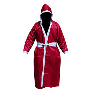 Bata de Boxeo Profesional Personalizada con Logotipo, 100% Poliéster Transpirable, Ropa Deportiva, Fabricante Mayorista - Product Image 1