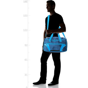 Unisex Sport Duffle <b>Bag</b> Oxford Material <b>Large</b> Capacity Zipper Closure Gym Travel Blue Color Adjustable Strap and Practical - Product Image 6