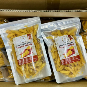 Bâtonnets de pommes de terre jaunes séchées croustillantes, procédé FD, en vrac, 500g, Vietnam, 100% naturel, collation saine - Product Image 3