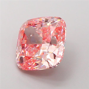 Diamante Cultivado en Laboratorio CVD HPHT de 3ct, Corte Cojín, Color Rosa Intenso Fantasía, Certificado IGI Gemver, Claridad VS Excelente, Suelto - Product Image 2