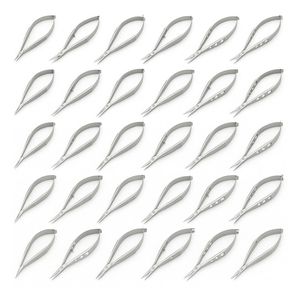 Pinzas para Cejas Curvas de Acero Inoxidable con Agarre Texturizado, Ligeras, Modernas y Precisas para la Depilación - Product Image 5
