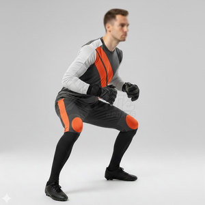 Equipación de Portero de Fútbol de Confort Avanzado con Tela Elástica para un Mejor Ajuste en Exteriores - Product Image 6