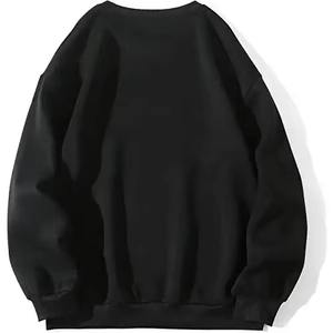 Sudadera con Capucha Oversize de Algodón Grueso con Cuello Redondo, Personalizable con Logotipo Bordado, Estilo Urbano para Invierno, Impresión Digital - Product Image 3