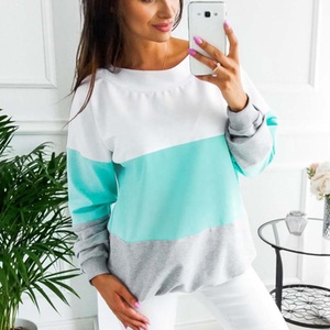 แขนยาว LACE UP ผ้าพันแผลเสื้อกันหนาว HOODIE หลวมเสื้อลำลองเสื้อ TEE เสื้อ HOODIES PULLOVERS FEM ME - Product Image 5