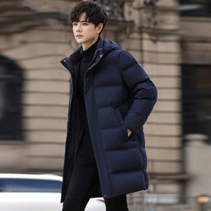 Curry Sports High Quality <b>Men's</b> <b>Long</b> Windproof Casual <b>Puffer</b> Jacket Winter Warm Thick Polyester Fiber <b>Coat</b> - Product Image 5